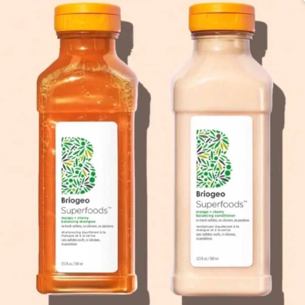 NEW✅BRIOGEO Mango & Cherry SuperFoods Hair Pack 🍒
